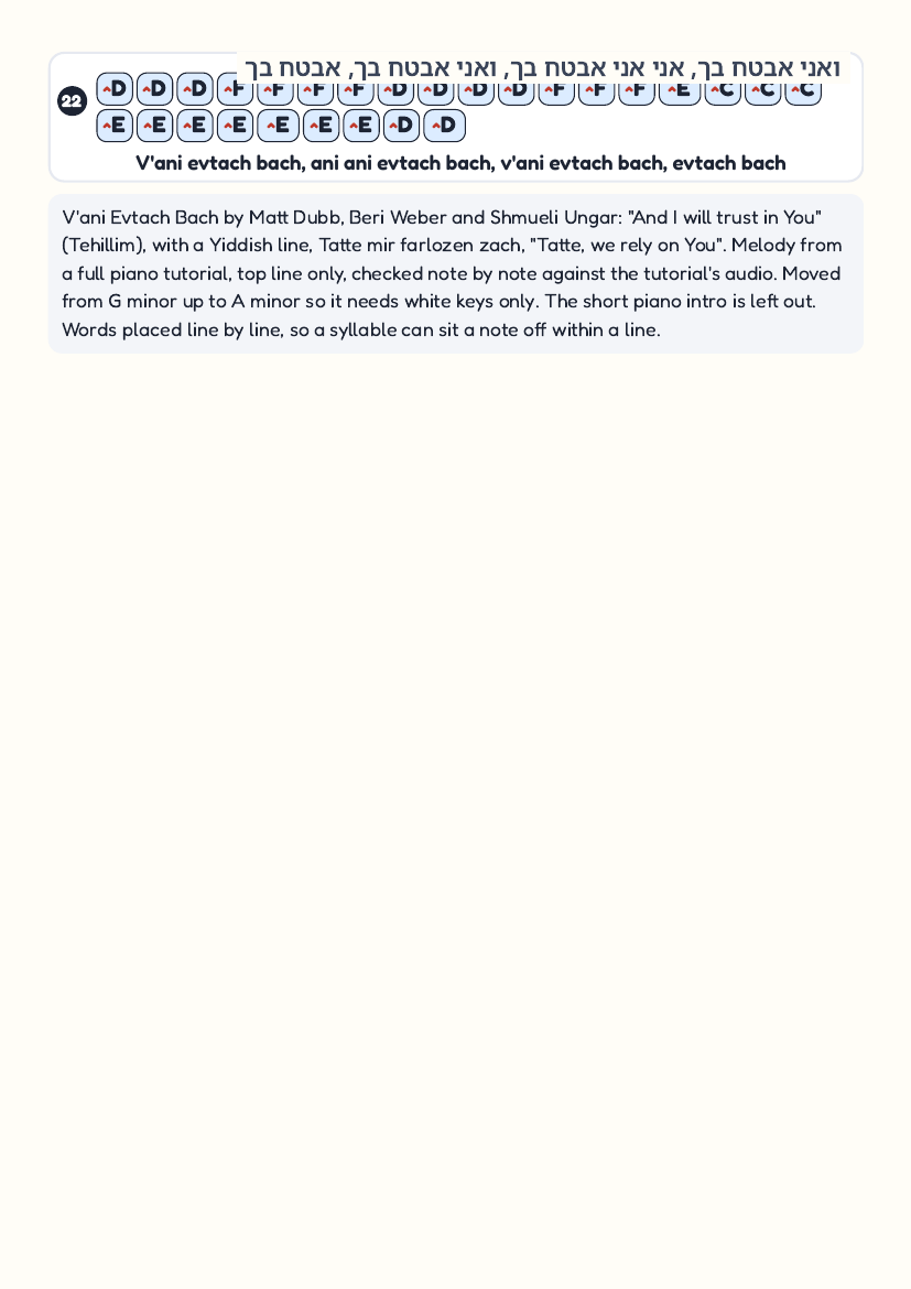 V'ani Evtach Bach page 4